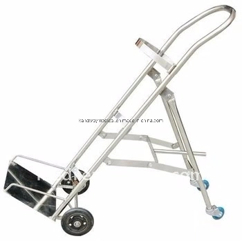 20L 40L Stainless Steel Oxygen Cylinder Tank Trolley for Gas Cylinder Hospital Furniture